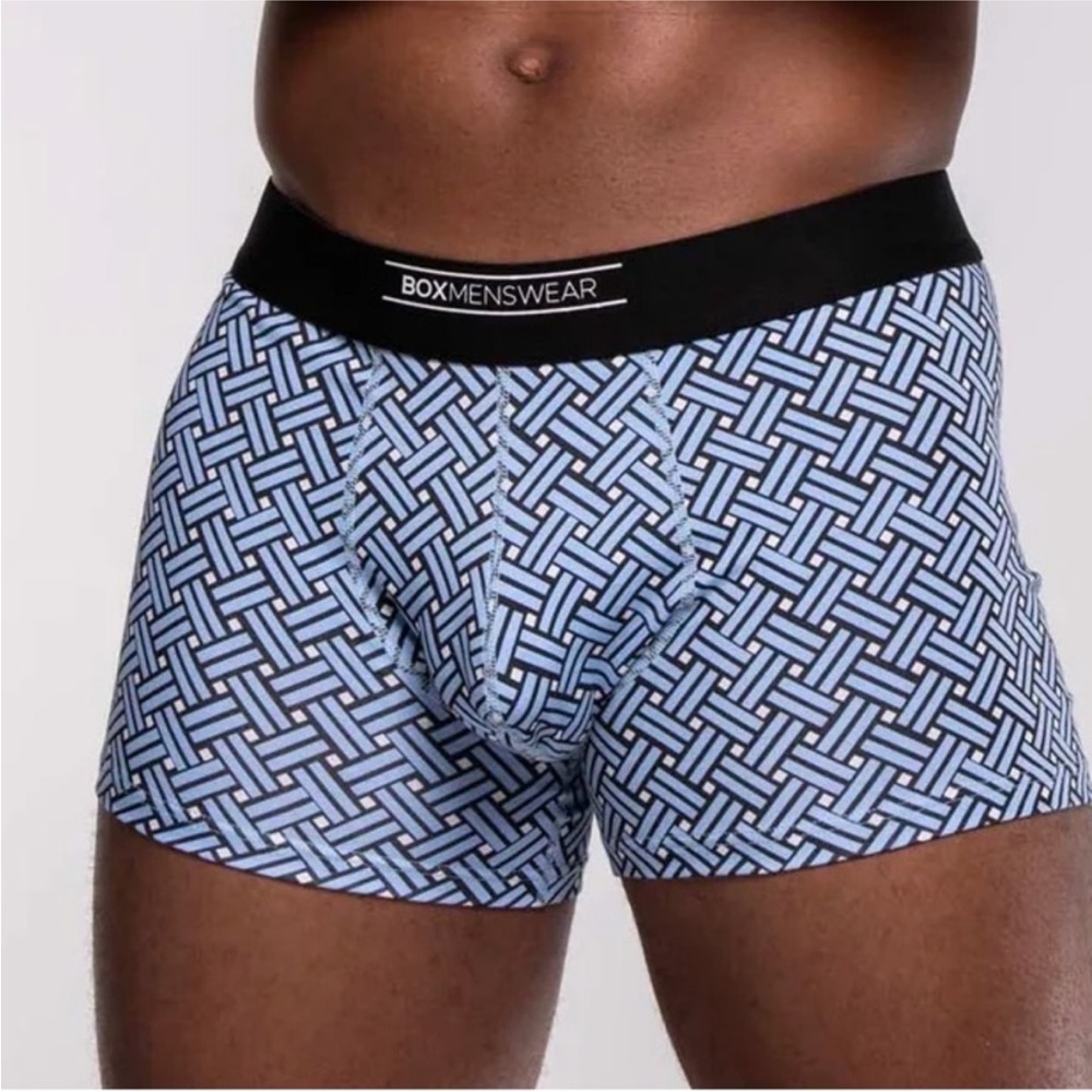 BoxMenswear NWT Feature Fit Medium Junction Blue Boxer Briefs